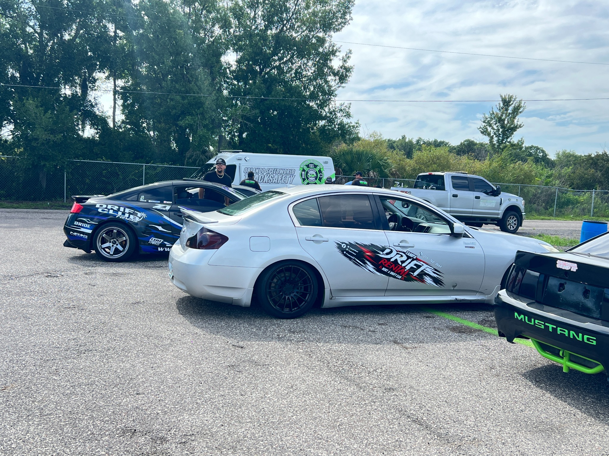 TampaDriftRental G35 at a drift event
